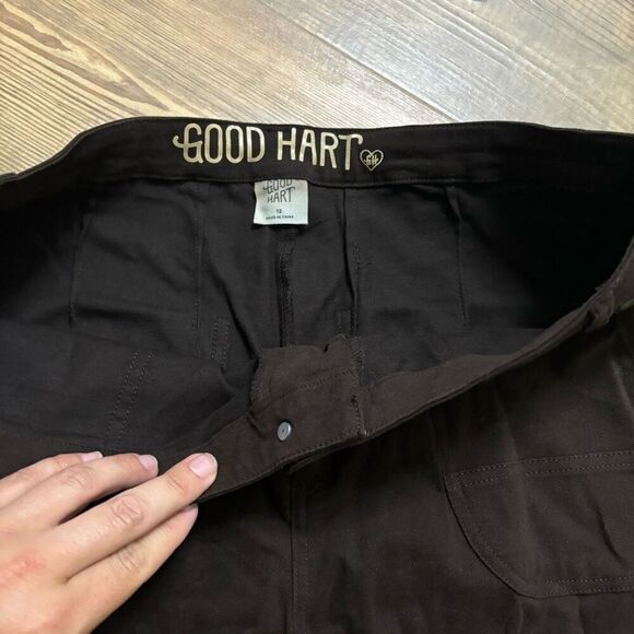 Good Hart by Matilda Jane Dark Brown Zipper Ankle Pants Jogger Bottoms Size 12 - Picture 2 of 4